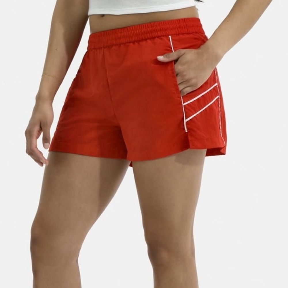 No Boundaries Bold Red Athletic Shorts Size M (8-10)